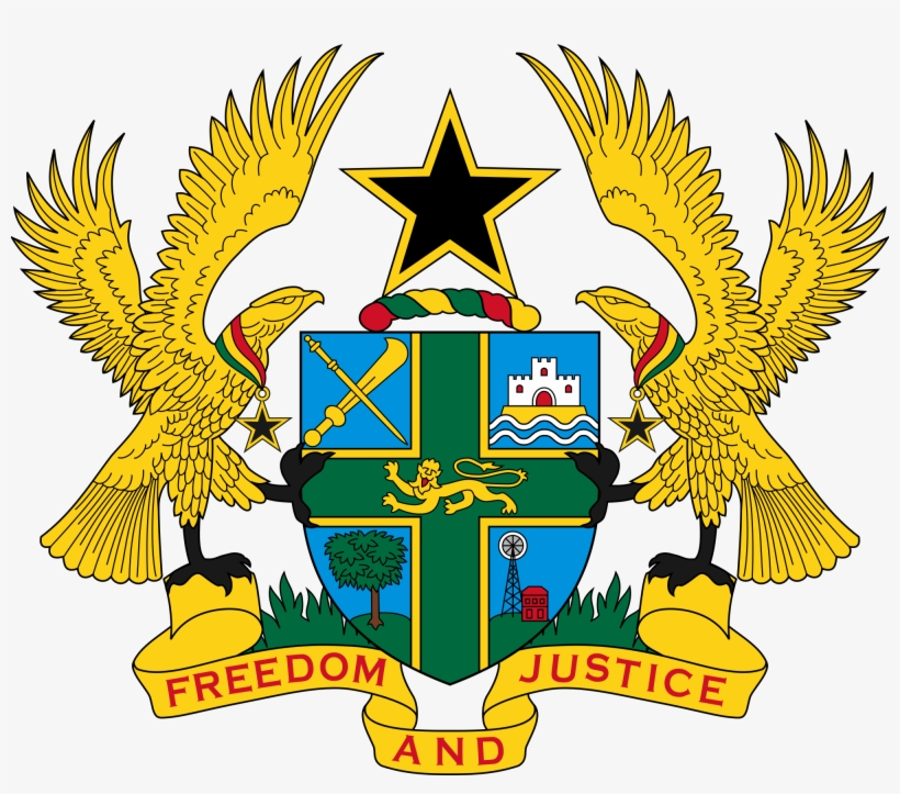 Coat Of Arms/ Family Crest - Ghana Coat Of Arms Png, transparent png download