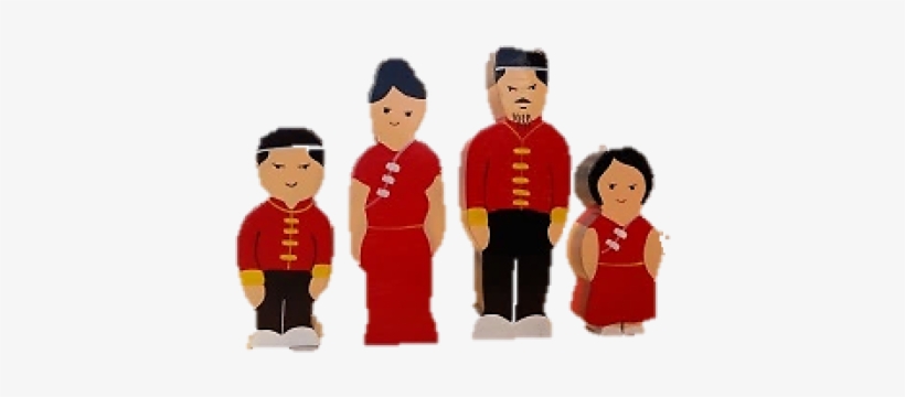Pin Chinese Family Clipart - Toddler, transparent png download