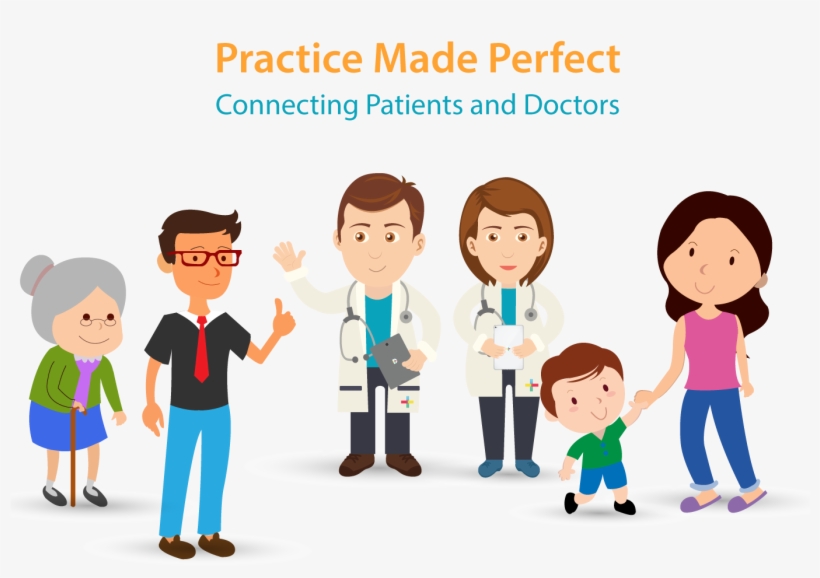 Doctor Family Cartoon Png, transparent png download