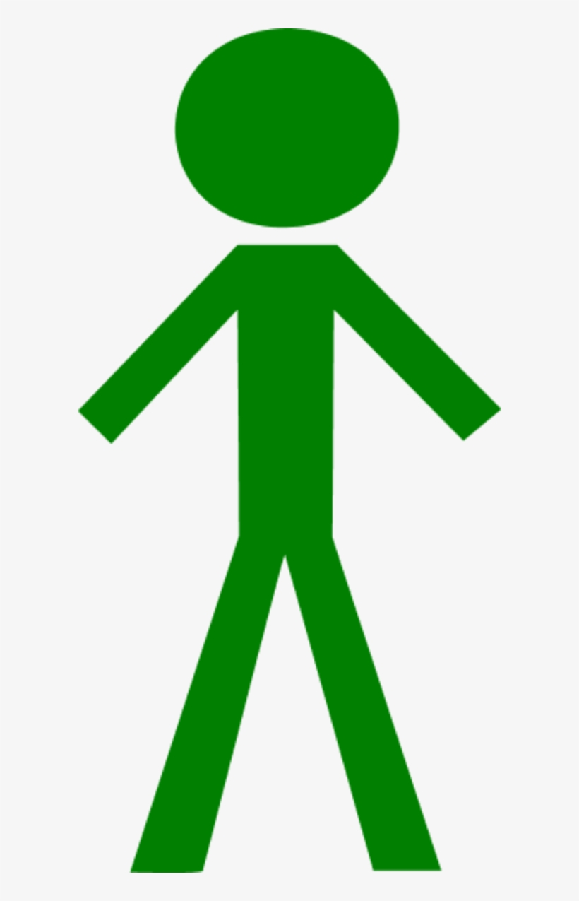 Clip Arts Related To Green Stick Man Clipart Transparent