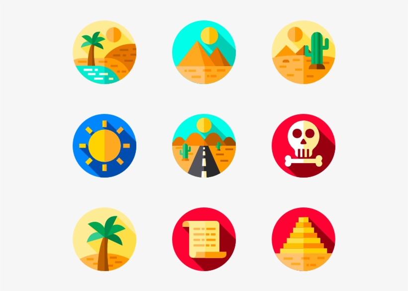 Desert 50 Icons - Desert, transparent png download
