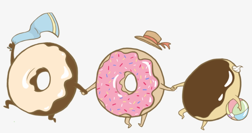 Drawn Doughnut Png Tumblr Transparent - Donut Drawing Tumblr Png, transparent png download