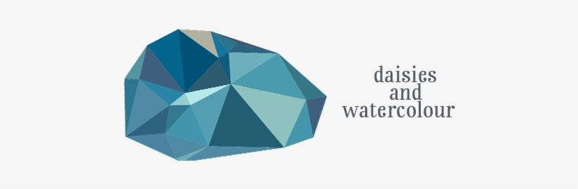 Daisies And Watercolor - Triangle, transparent png download