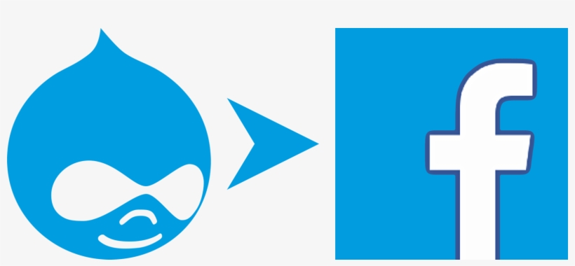 Social Post Facebook Logo - Drupal, transparent png download