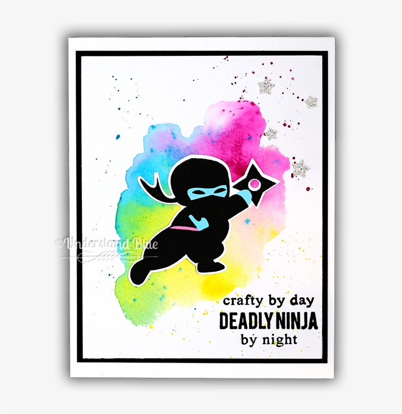 Deadly Ninja Altenew Watercolor Card - Grand Port Maritime De Bordeaux, transparent png download
