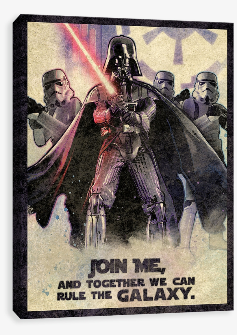 Darth Vader - Star Canvases By Entertainart - Star Wars 'rule, transparent png download