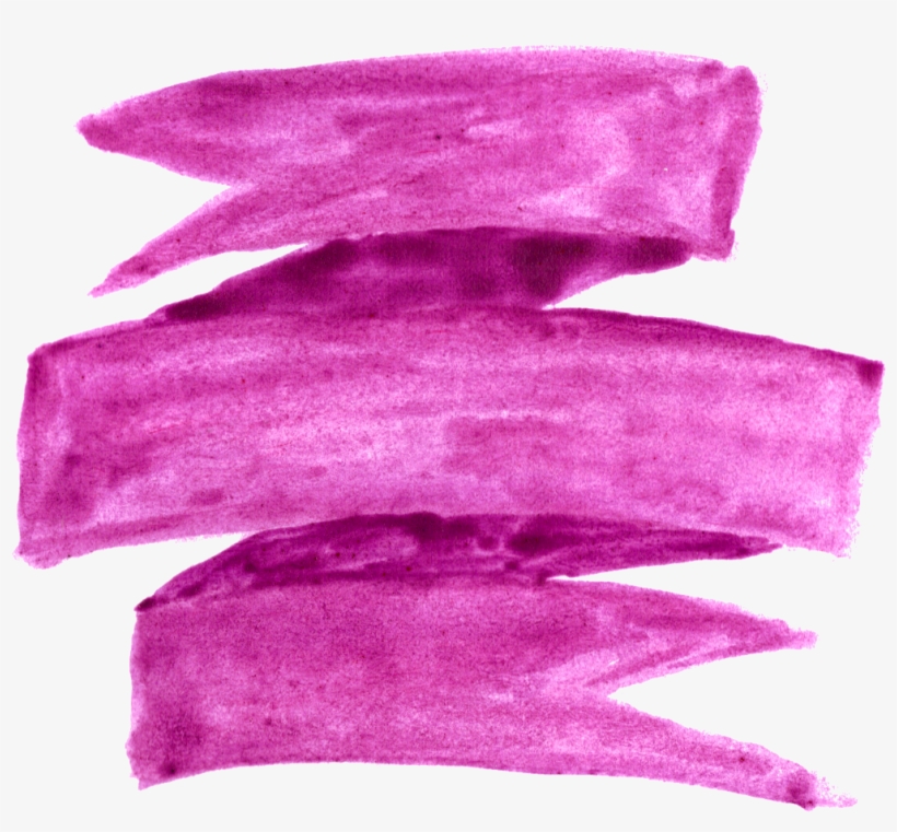 Transparent Watercolor Purple - Pink Purple Watercolor Png, transparent png download