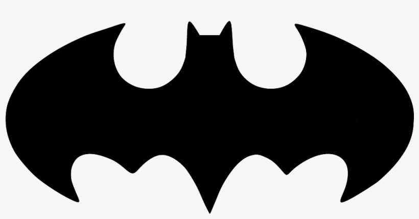 Batman Logo 04 - Mural, transparent png download