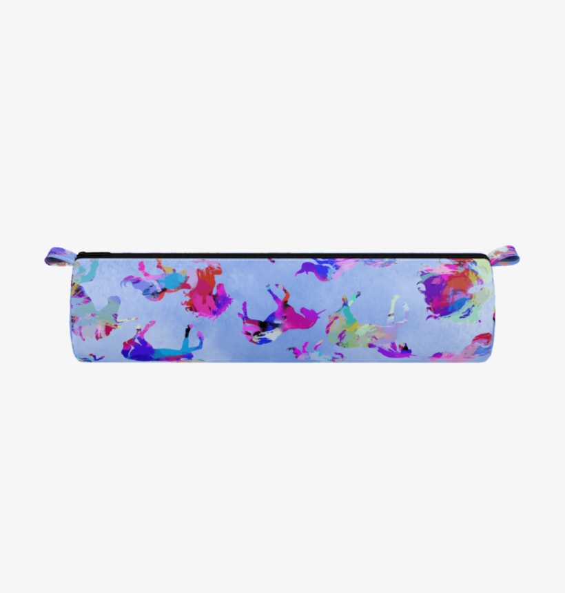 Watercolor Unicorns Pencil Case - Wallet, transparent png download