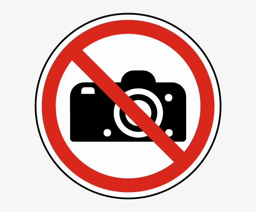 No Photography Sign Png - No Photography Allowed Signs Transparent PNG