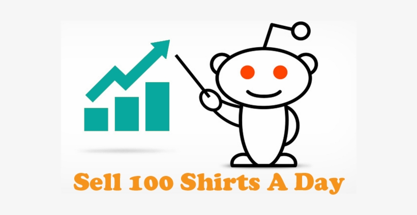 How To Sell 100 Merch By Amazon Shirts A Day Using - Reddit Alien, transparent png download