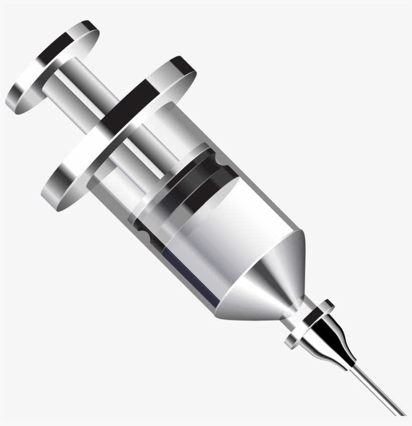 Syringe Png Image - Metal Syringe Png, transparent png download