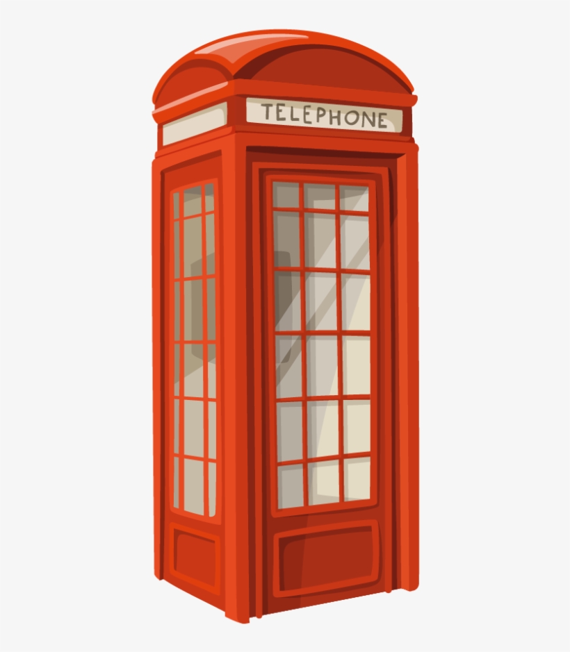 Cell Phone Icon Png Vectors - Telephone Booth Png, transparent png download