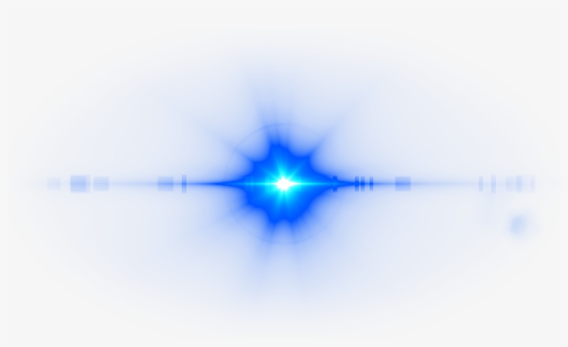 Deep Blue Lens Flare - Lens Flare Azul Png, transparent png download