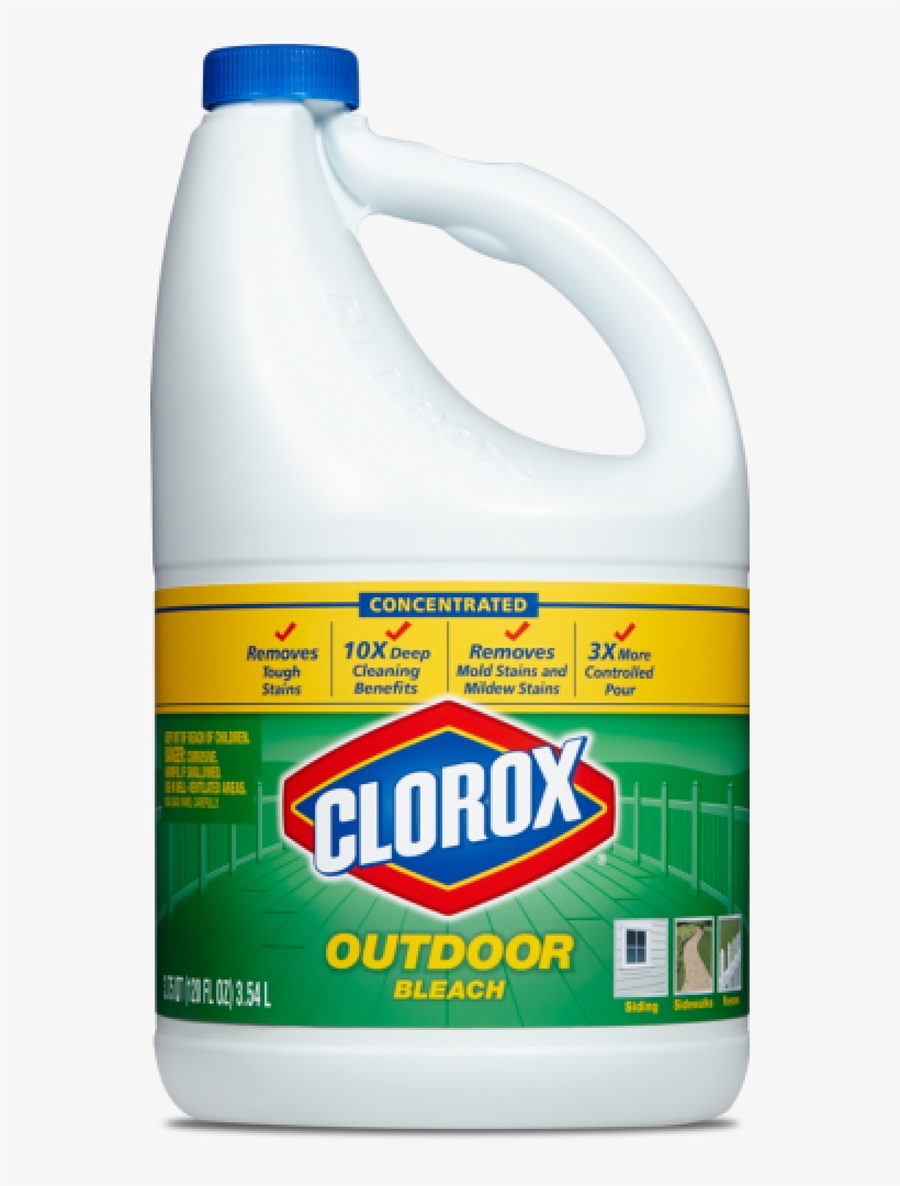 Clorox Concentrated Outdoor Bleach For Cleaning, 120, transparent png download