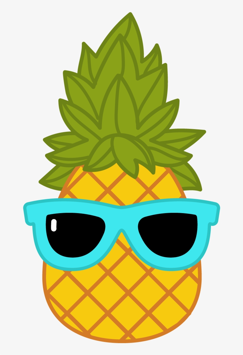 Graphic Download Search Craze - Pineapple With Sunglasses Clipart, transparent png download