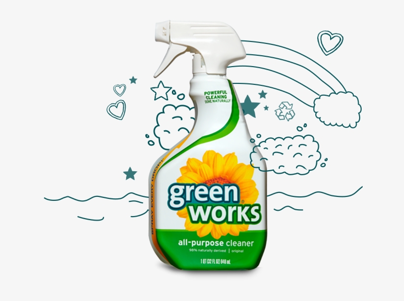 Clorox Ifunny - Green Works Glass And Surface Cleaner Spray, 32 Oz, transparent png download