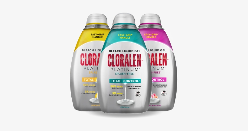 Cloralen Platinum Product Home Page - Cloralen Platinum Bleach Liquid Gel, Original 110 Fl, transparent png download