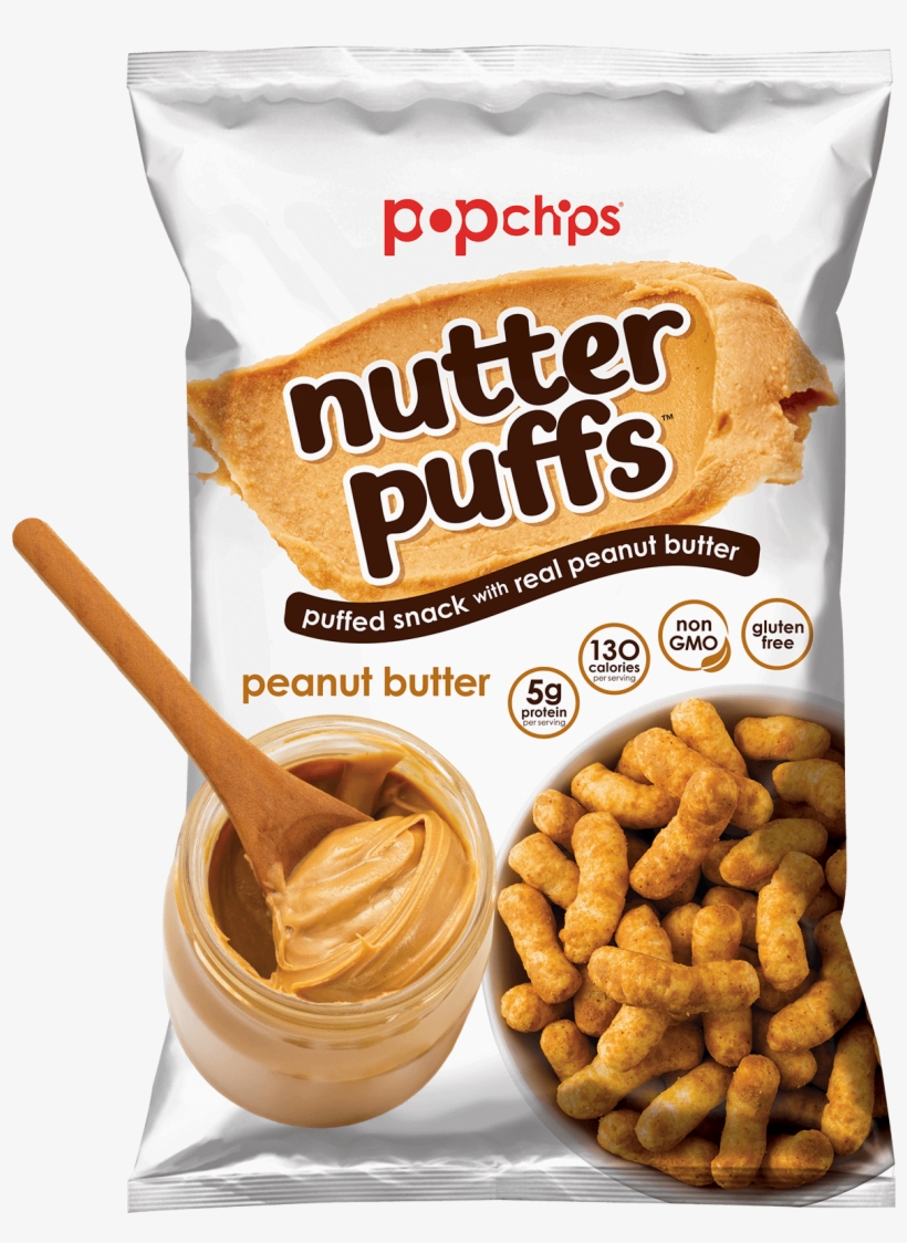 Moneymaker Popchips Nutter Puffs, $0 - Popchips Peanut Butter Nutter Puffs, transparent png download