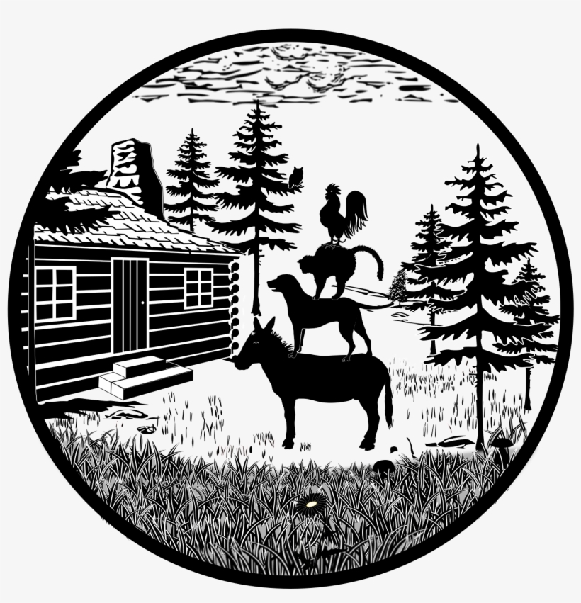 Town Musicians Of Bremen Freifunk Bremen Watercolor - Town Musicians, transparent png download