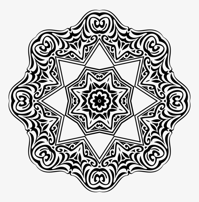 Picture Frames Black And White Watercolor Painting - Illustration, transparent png download