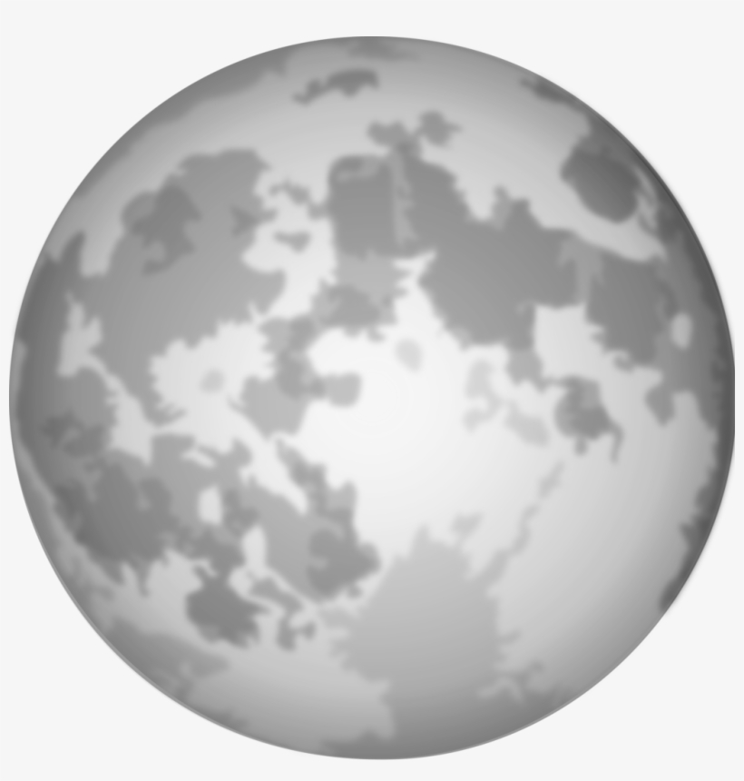 Download Amazing High-quality Latest Png Images Transparent - Full Moon Clipart Black And White, transparent png download