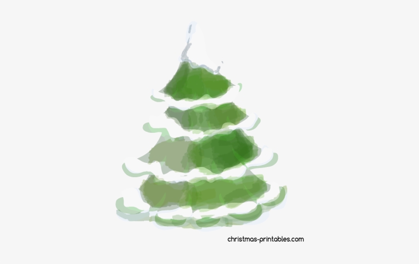 Snow Covered Tree Clipart - Tree, transparent png download