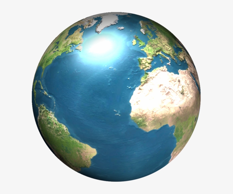 Terra Globe Icon Light - Globe Icon, transparent png download