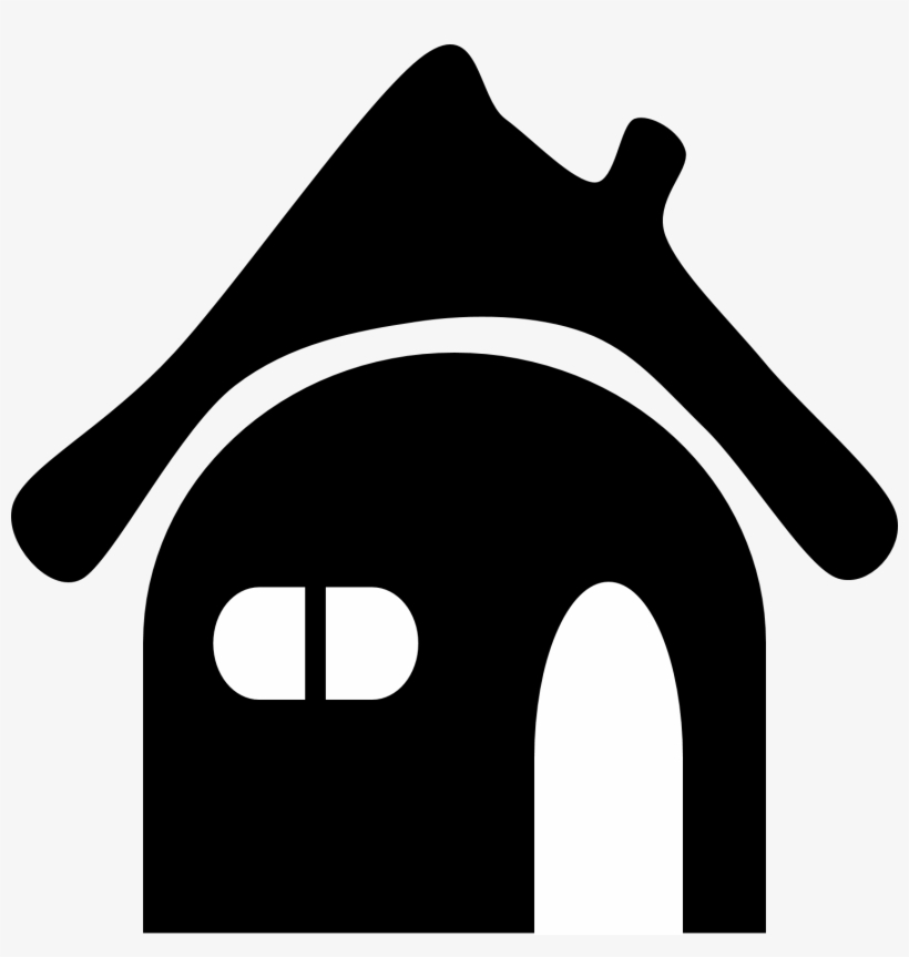 White House Clip Art - Christmas House Black White Vector, transparent png download