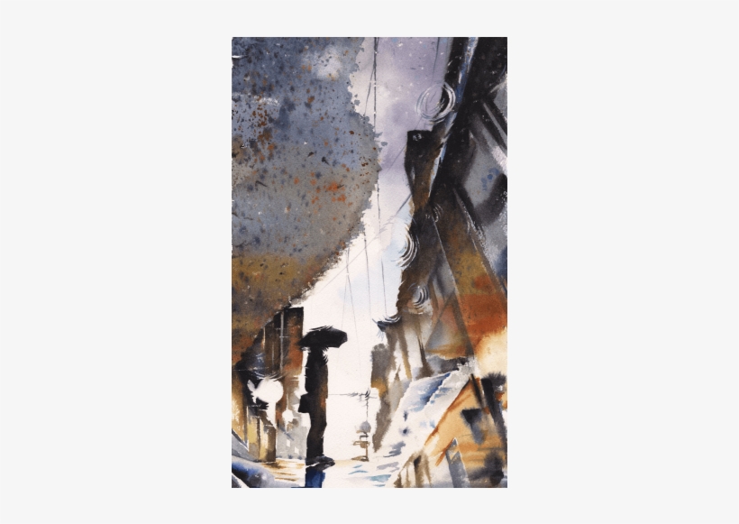 Watercolor Reflection - Watercolor Painting, transparent png download