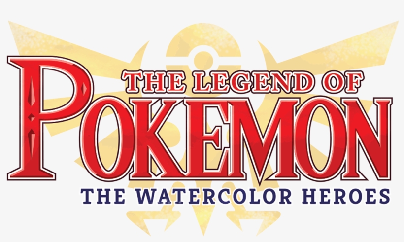 The Legend Of Pokemon The Watercolor Heroes - Blue Sky And Cloud Landscape Art Wall Poster 24x18, transparent png download