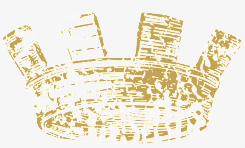Golden Crown Hand Painted Watercolor Transparent Illustration - Watercolor Painting, transparent png download