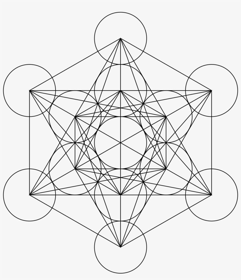 Open - Metatron's Cube, transparent png download