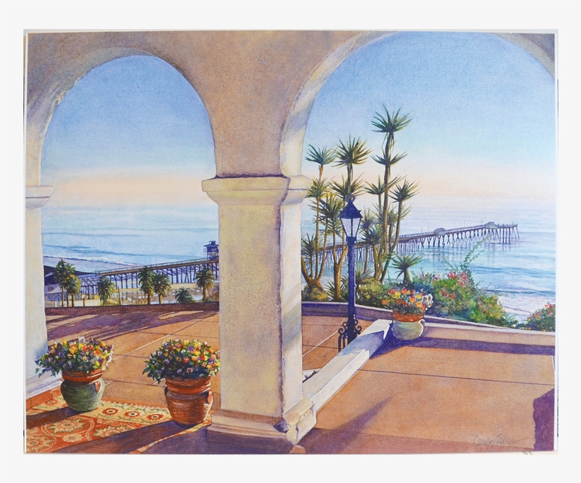 Watercolor Of Casa Romantica - Triumphal Arch, transparent png download