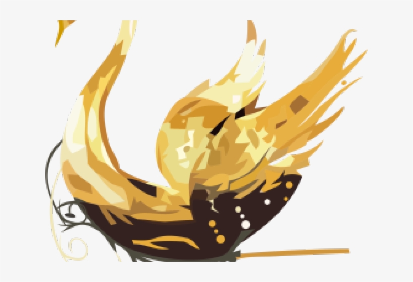 Swan Free On Dumielauxepices Net Golden - Golden Swan, transparent png download