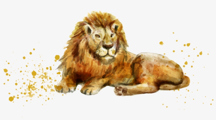 Report Abuse - Unique Bargains Bedroom Cotton Linen Lion Pattern Bed, transparent png download