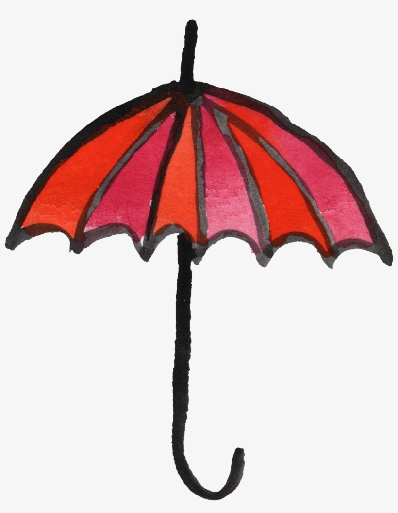 10 Watercolor Umbrella - Watercolor Umbrella Png, transparent png download
