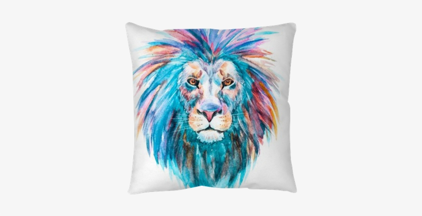 Watercolor Lion, transparent png download