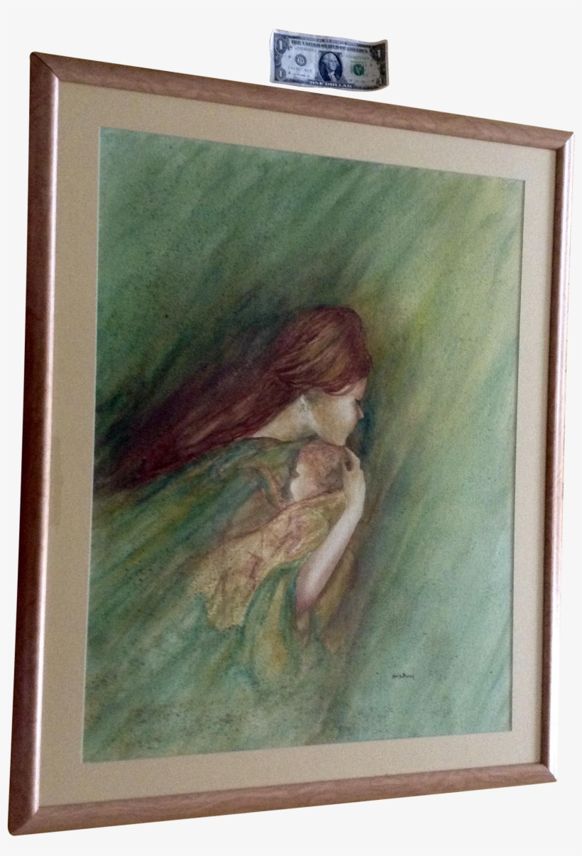 Marisa Baron Watercolor Painting, Red Headed Woman - Watercolor Painting, transparent png download