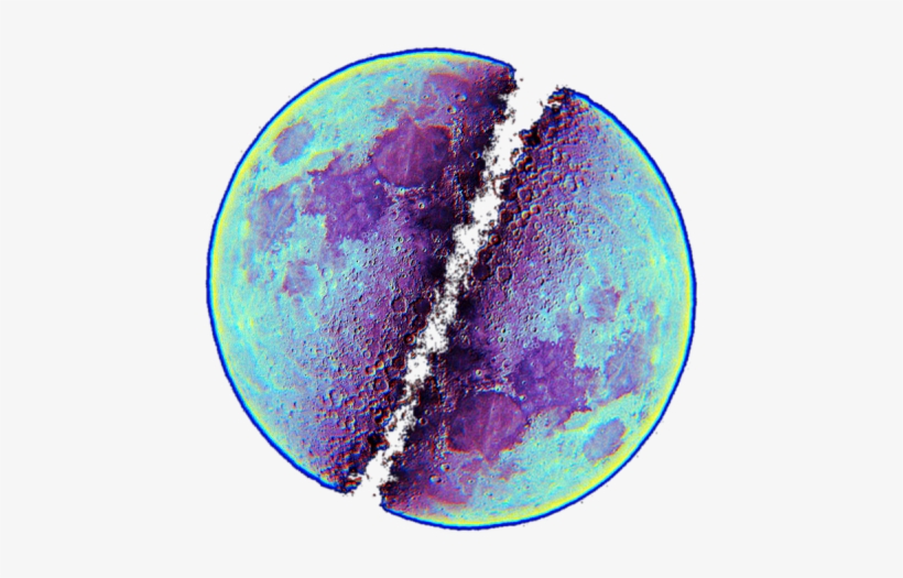 Moon Png Transparent Wonky - Moon Canvas Print - Small By Starstuff, transparent png download