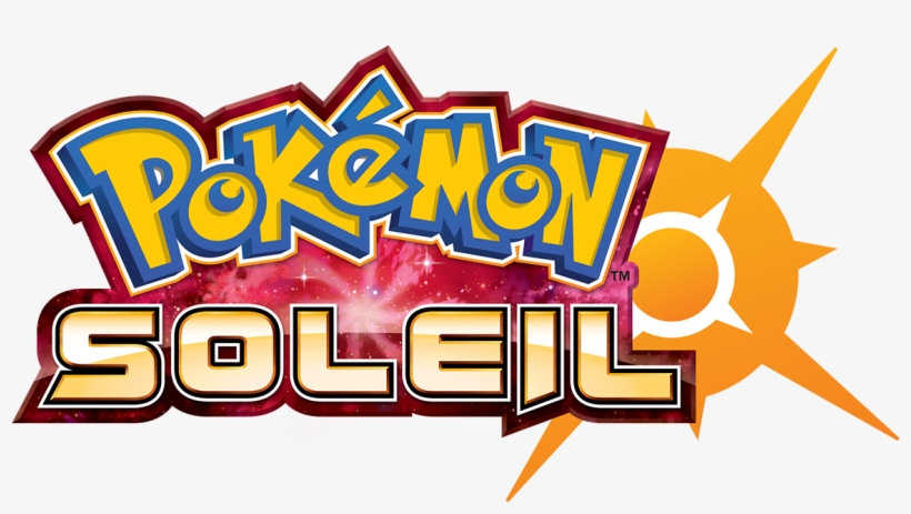 Pok Mon Soleil Logo Fr 1200px 150ppi Rgb - Pokemon Sun - Nintendo 3ds, transparent png download