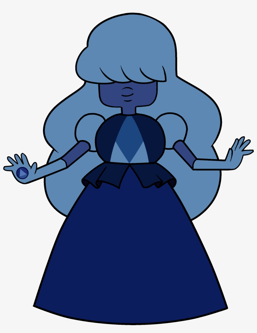 Sapphire - Rain - Sapphire The Crystal Gems, transparent png download