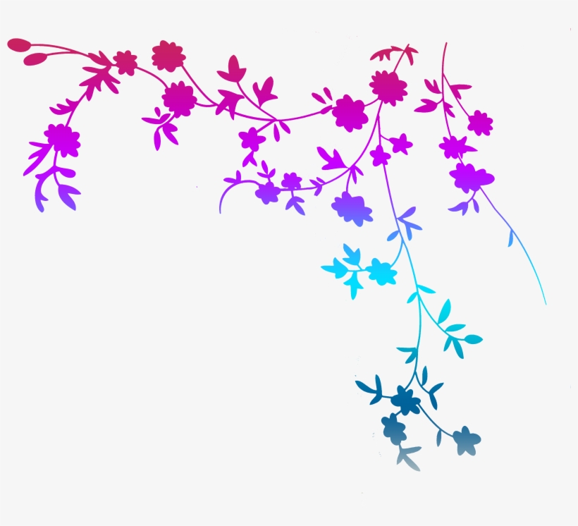 Flowers Design - Anti Mildew Polyester Mildew-free Shower Curtains Home, transparent png download