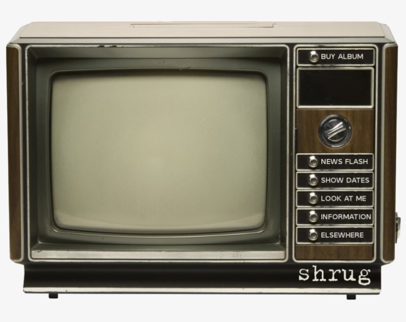 Old Tv - Black And White Tv, transparent png download