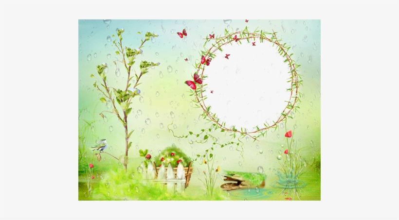 Photo Frame - July Rain - Rain, transparent png download