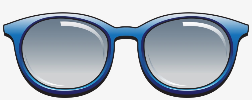 Blue Sunglasses Png Clipart Image - Sun Glasses Png Clipart, transparent png download