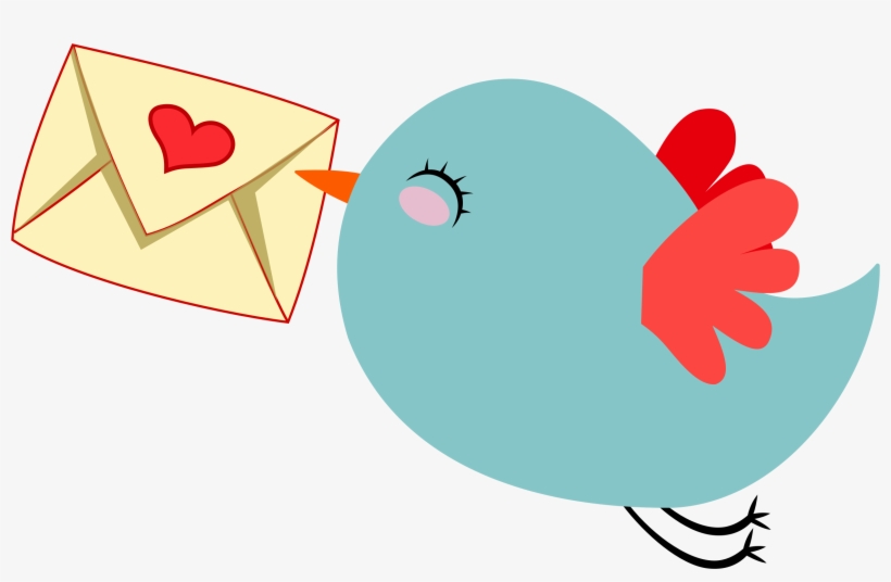 This Free Icons Png Design Of Cute Mail Carrier Bird, transparent png download