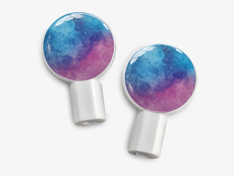Deka Sounds Dekaslides Earbuds Combo Tri Heart + Watercolor, transparent png download