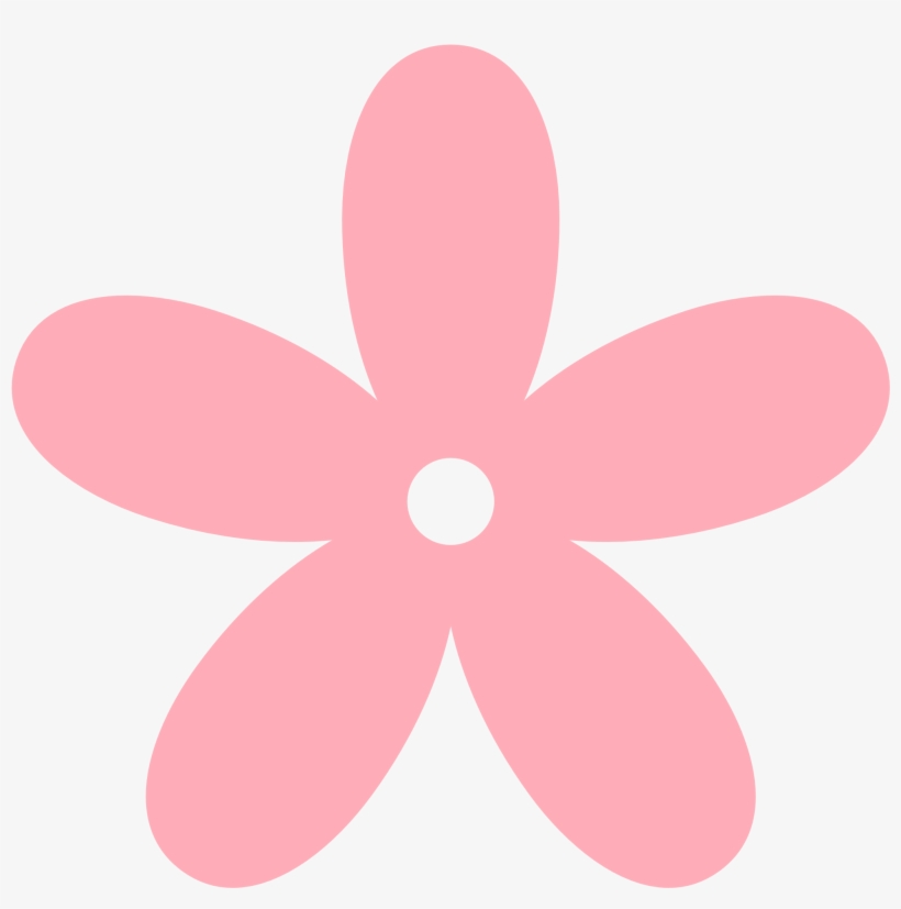 Clipart Freeuse Library Flower Panda Free Images Fonts - Pink Flower Clipart, transparent png download
