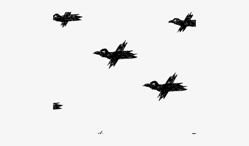 Crows Fabric By Zverevaka On Spoonflower - Sketch, transparent png download